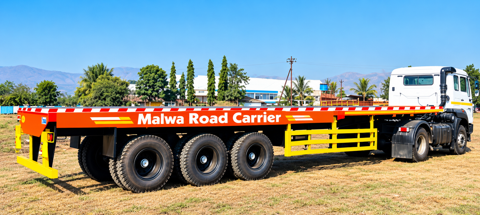 Malwa Road Carrier flatbed trailer